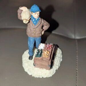 *3 FOR $9* Mervyn's 1998 Vintage Village Square Food Wagon Cart Christmas Town